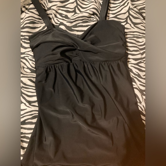 NWT Ladies Size Small 2 piece black bathing suit - Picture 3 of 16